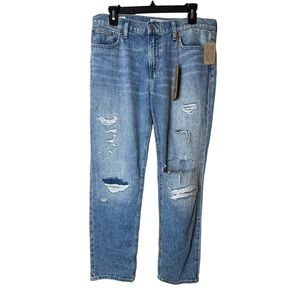 Lucky Brand  Sienna Slim Boyfriend Jeans Light Wash Distressed Women’s Size 28